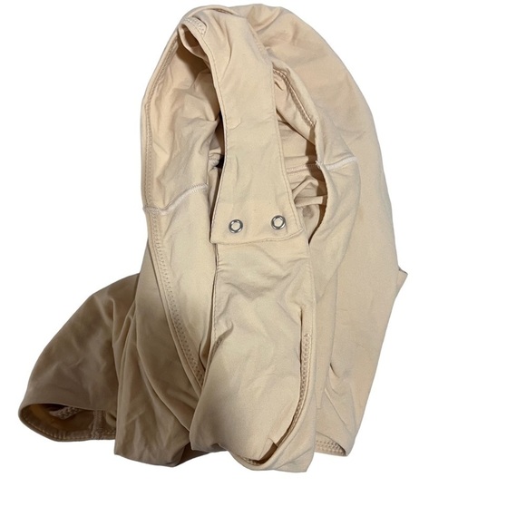 Skims Fits Everybody High Neck Bodysuit Clay Size XL Thong Back Classic - Picture 7 of 7